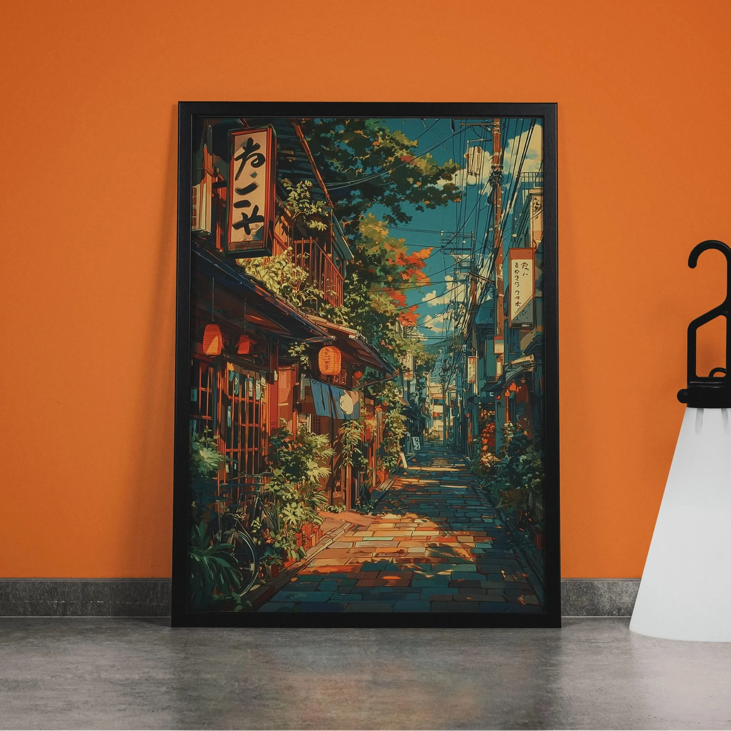 Anime ramen bar w Tokio - plakat Wzór 8
