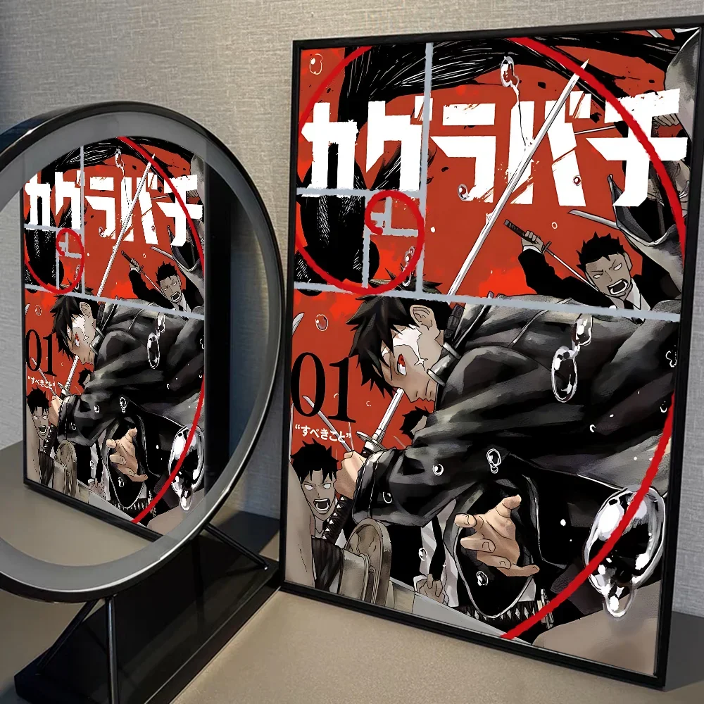 Plakat anime Sakamoto Days Taro Sakamoto Jasnoszary