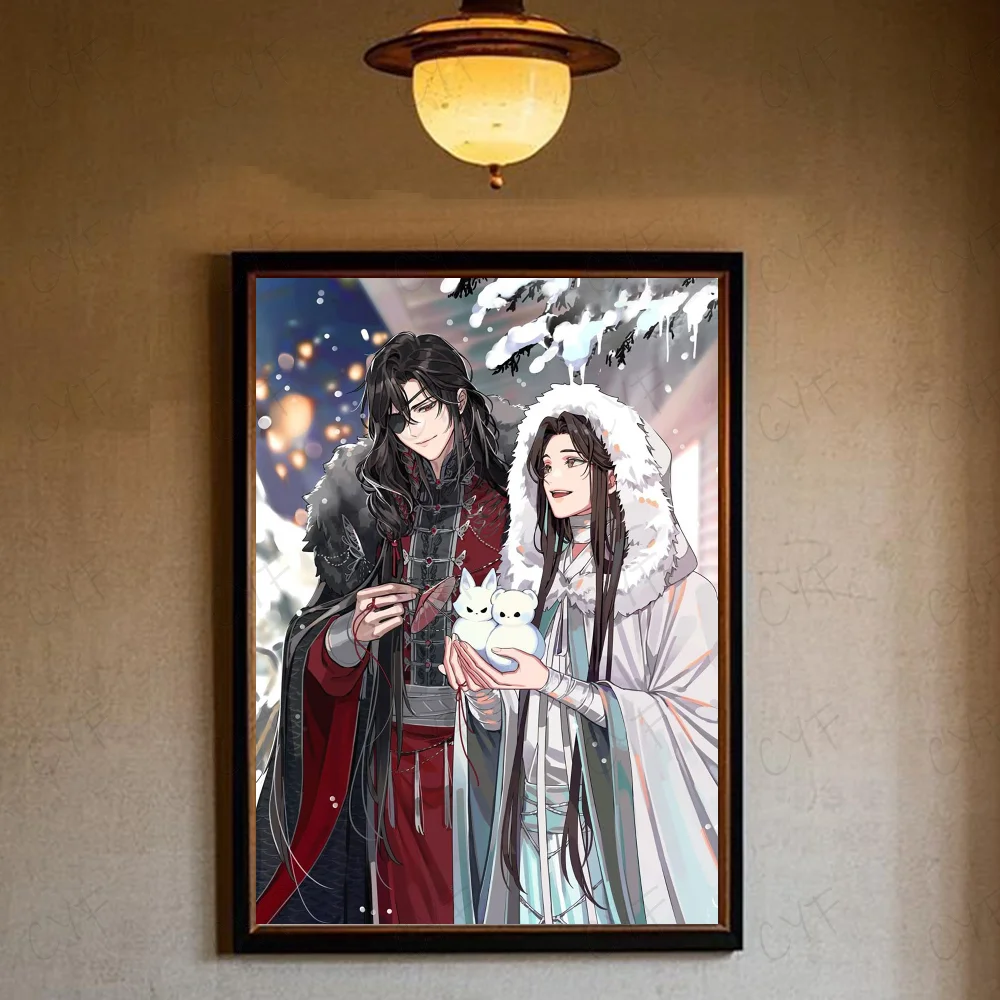 Plakat anime Tian Guan Ci Fu Przezroczysty