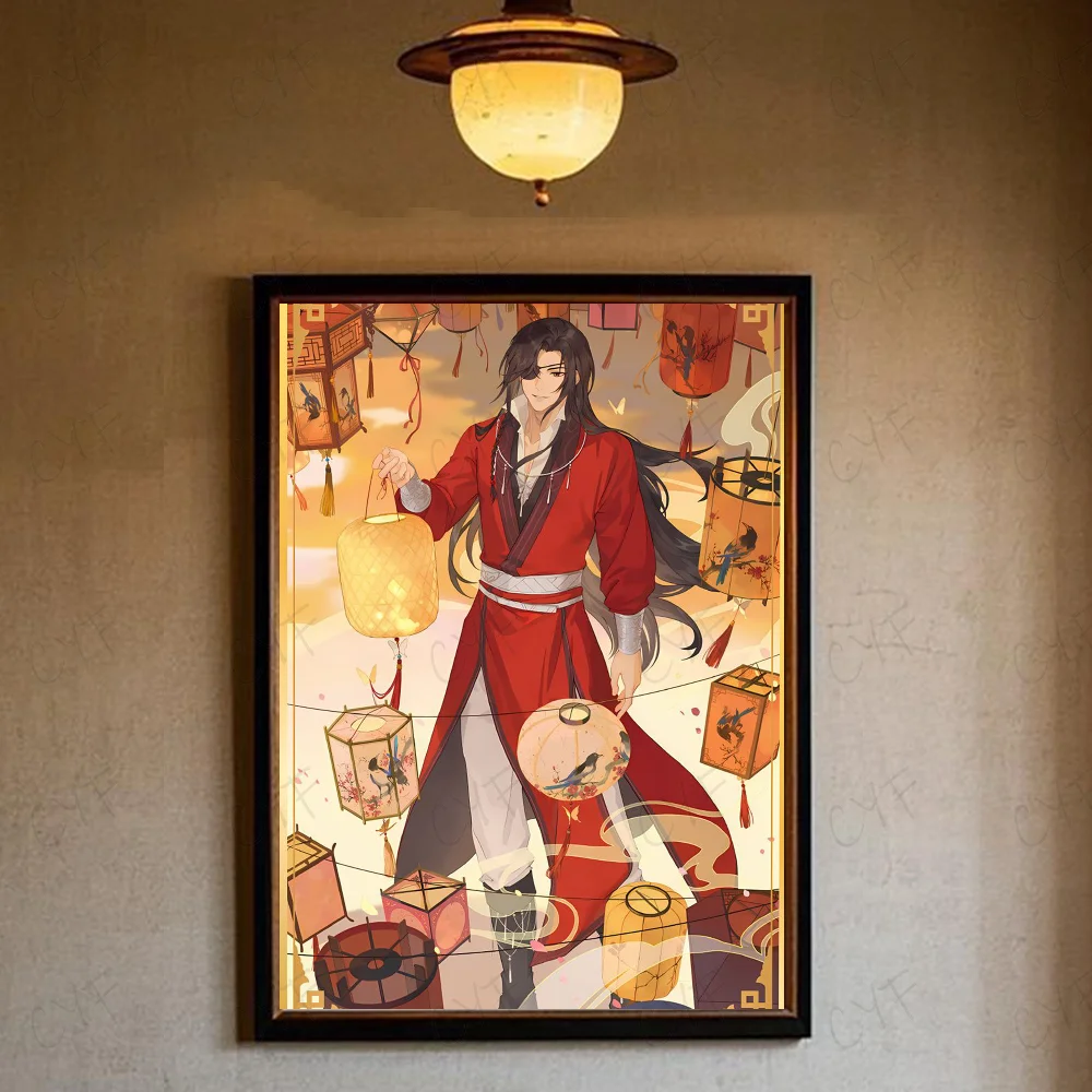 Plakat anime Tian Guan Ci Fu żółty
