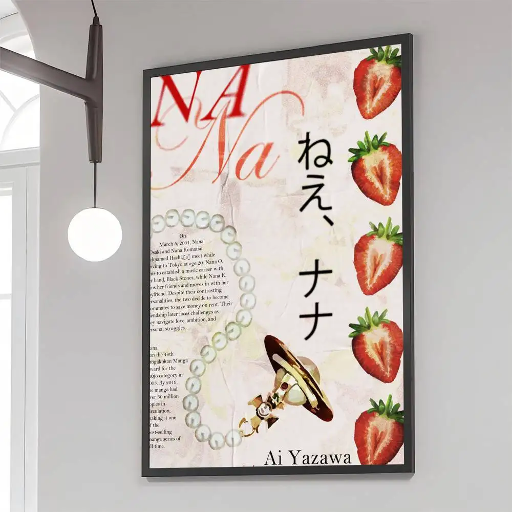 Plakat anime - grafika w stylu vintage Wzór 3