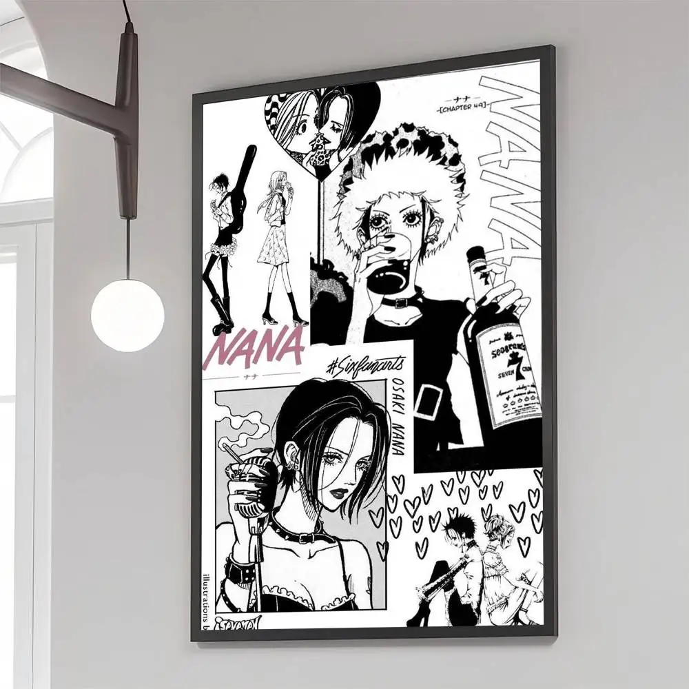 Plakat anime - grafika w stylu vintage Wzór 5