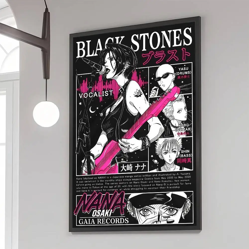Plakat anime - grafika w stylu vintage Wzór 7