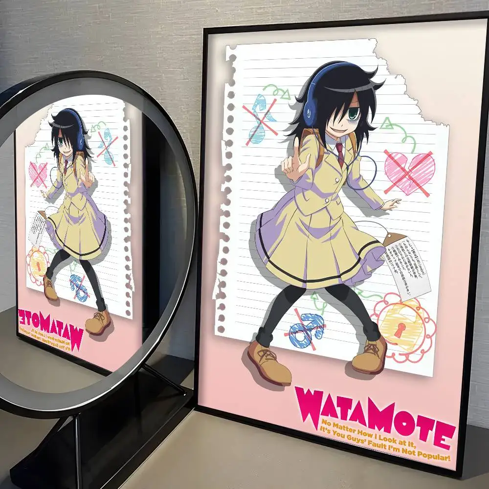 Plakat anime Watamote Tomoko Wzór 2