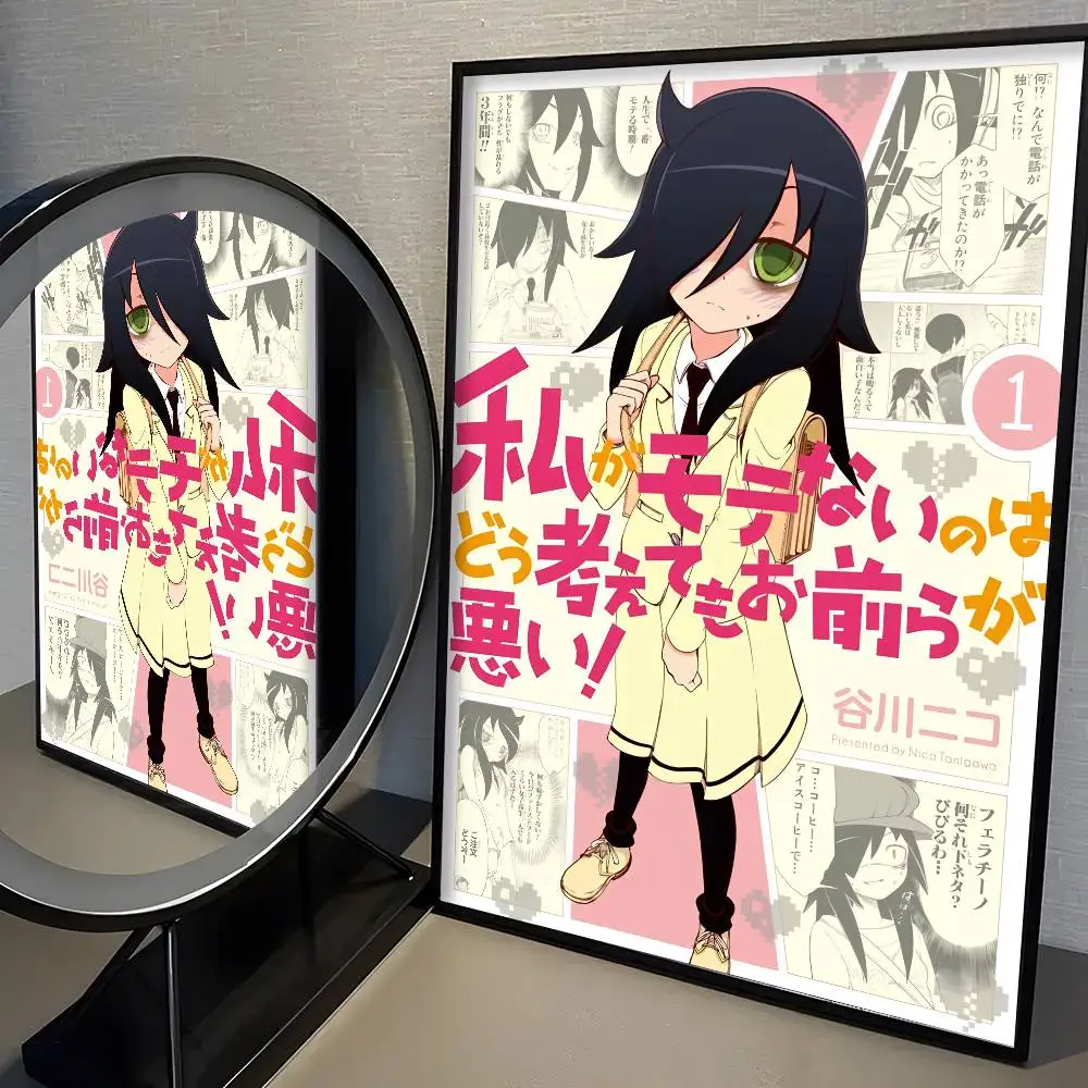 Plakat anime Watamote Tomoko Wzór 3