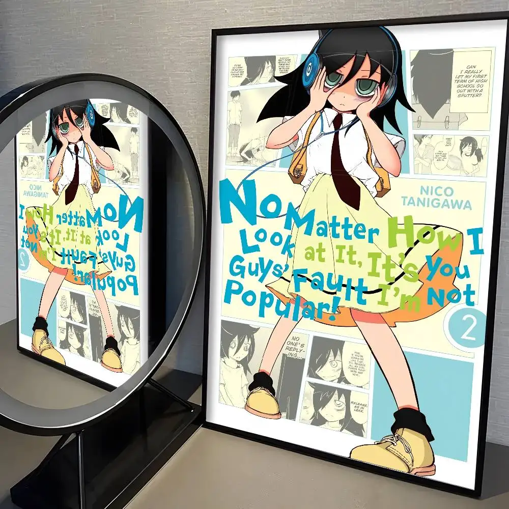 Plakat anime Watamote Tomoko Wzór 4