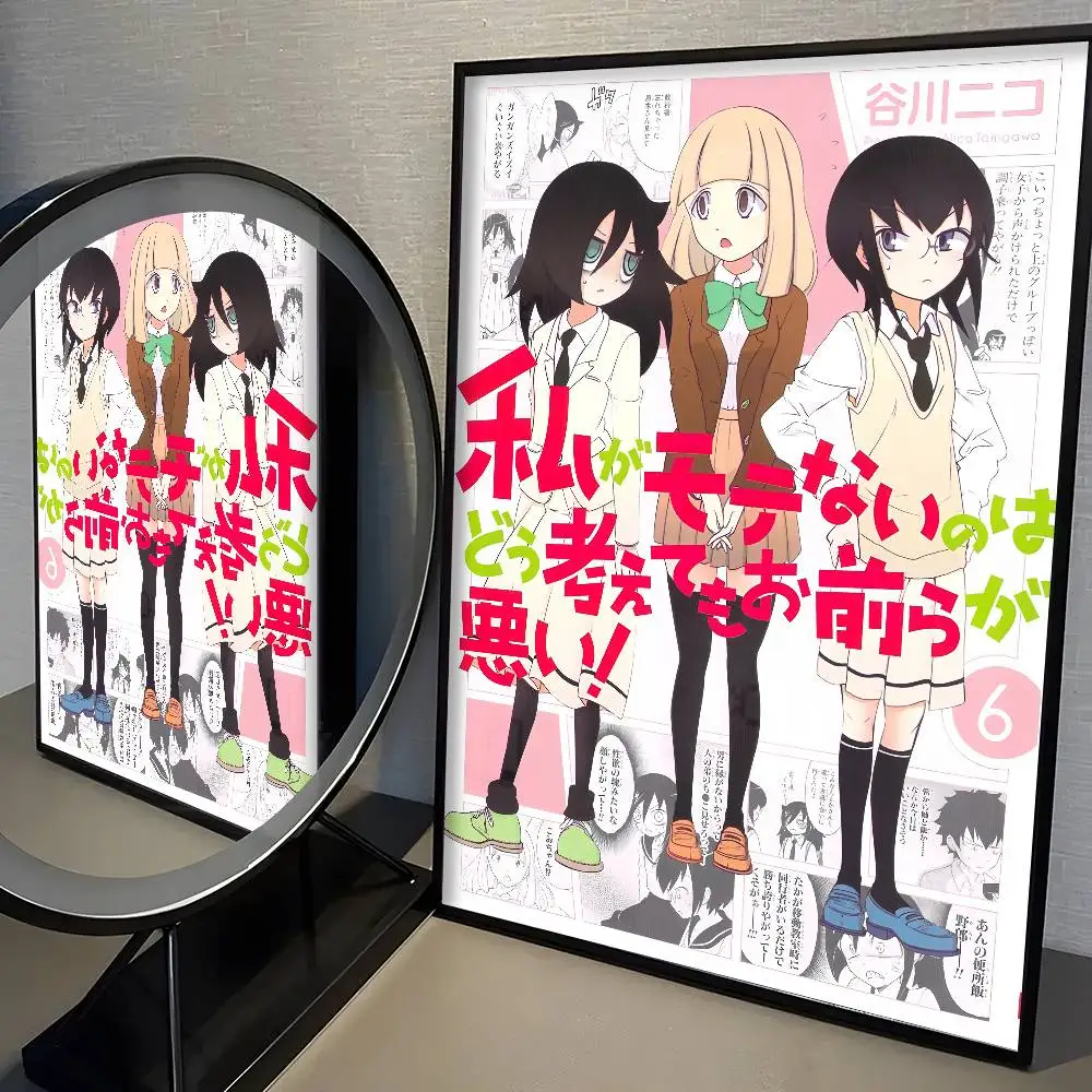 Plakat anime Watamote Tomoko Wzór 5
