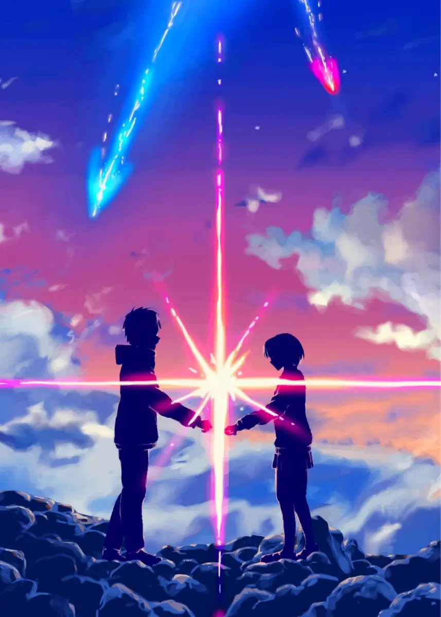 Plakat anime Your Name i Suzume Wzór 10