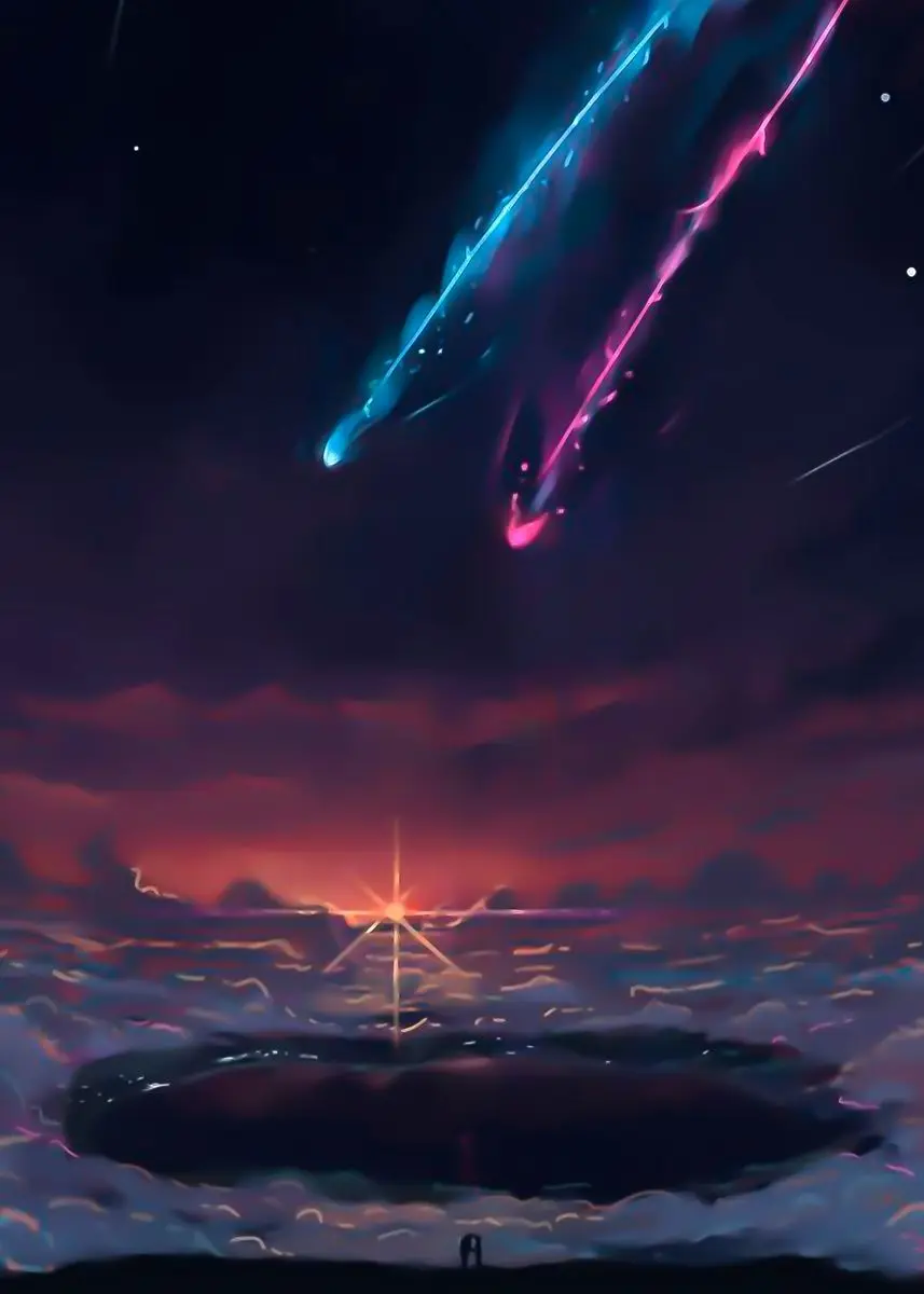 Plakat anime Your Name i Suzume Wzór 12