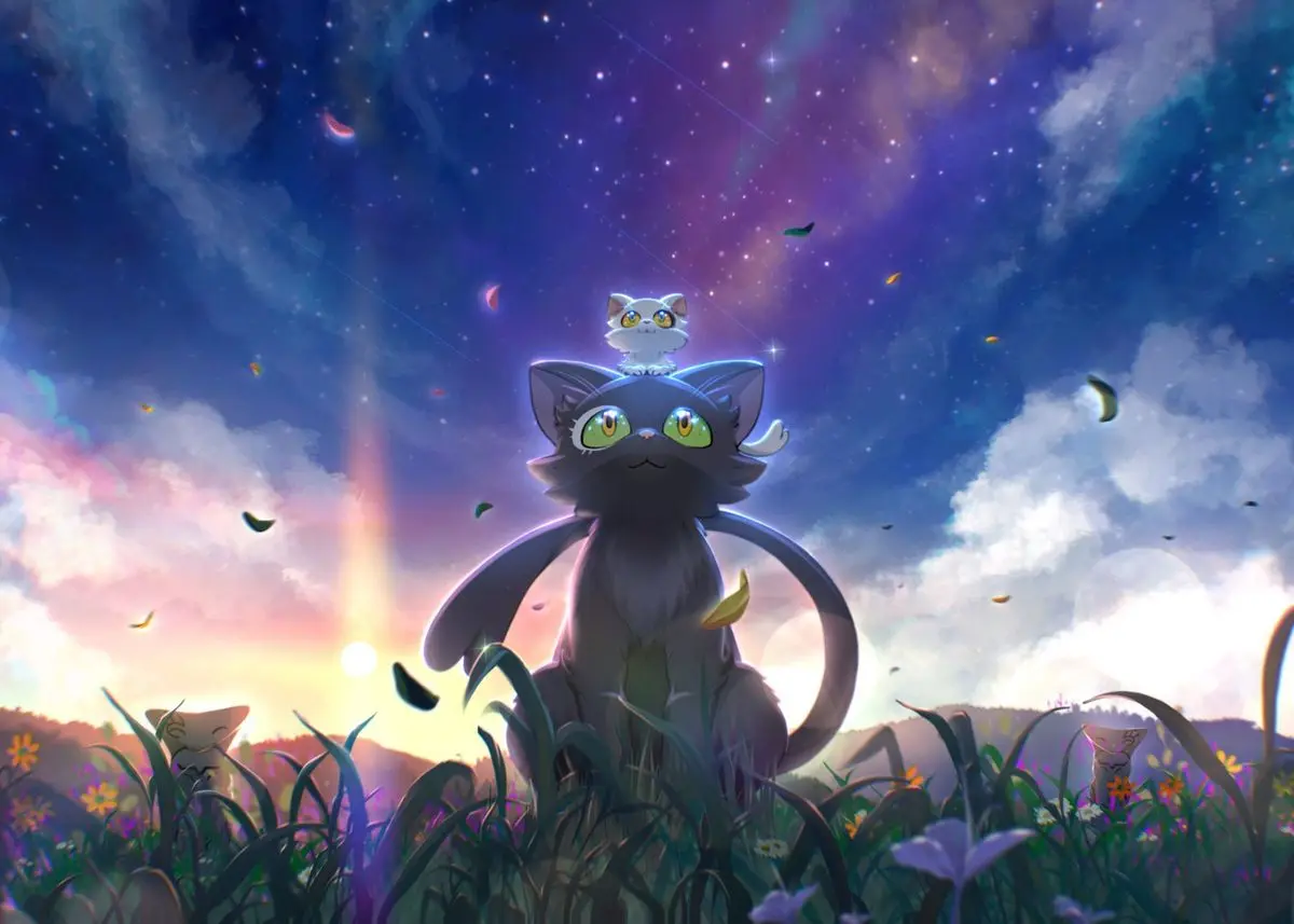 Plakat anime Your Name i Suzume Wzór 3