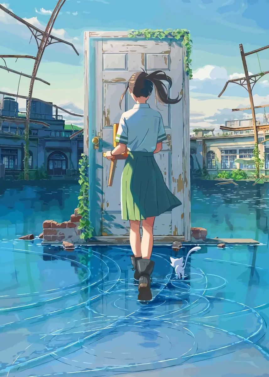 Plakat anime Your Name i Suzume Wzór 9