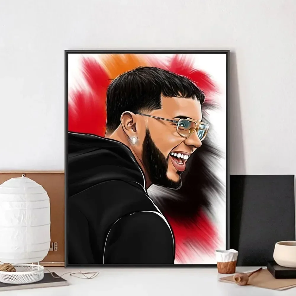 Anuel AA - plakat na płótnie Wzór 4