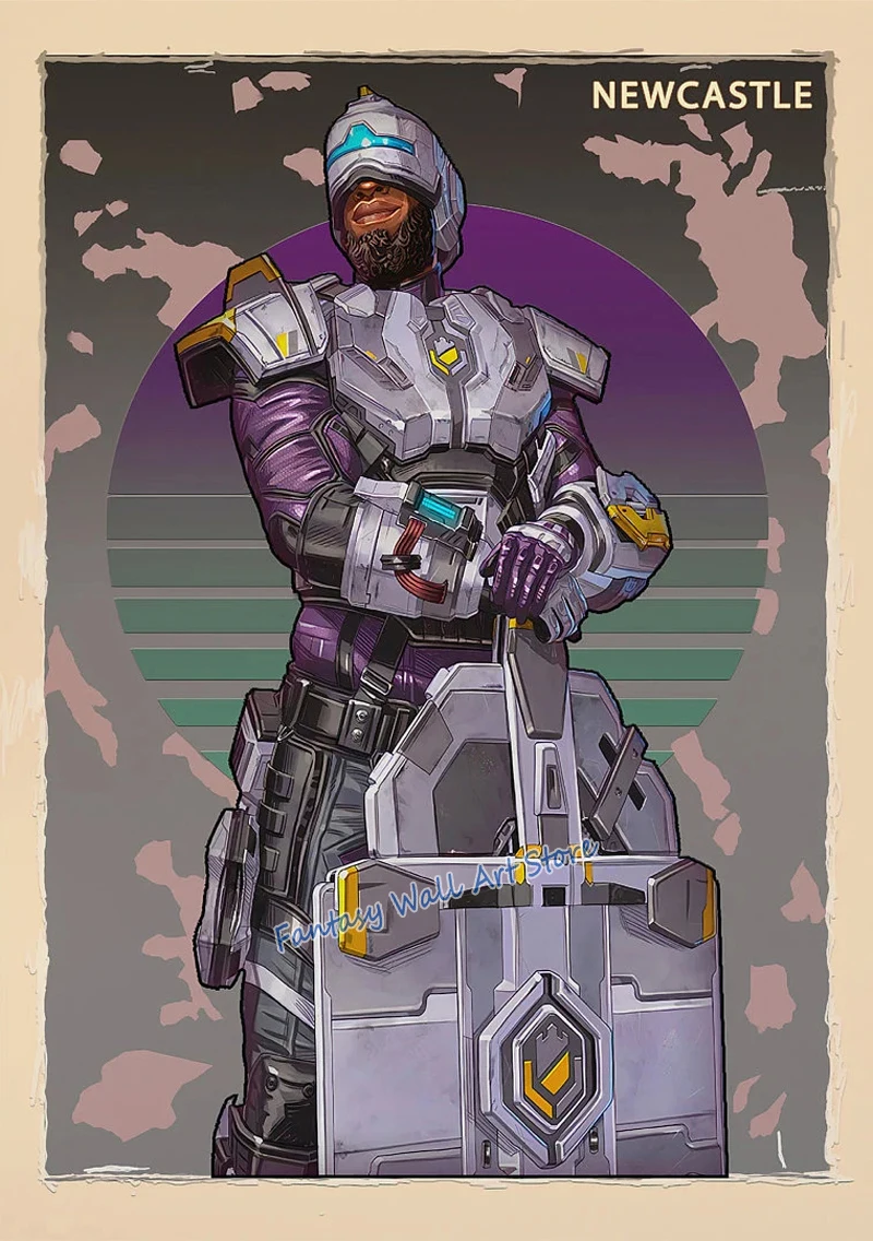 Plakat Apex Legends z postaciami z gry Wzór 1