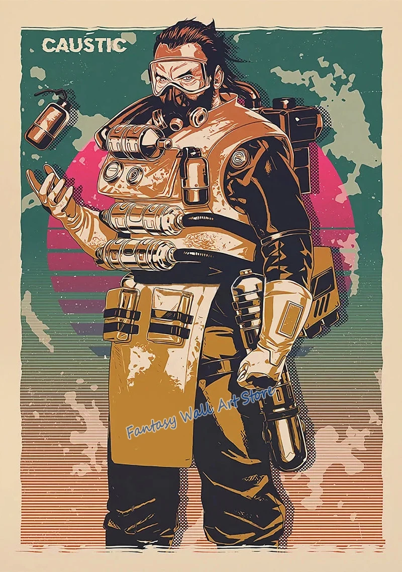 Plakat Apex Legends z postaciami z gry Wzór 11