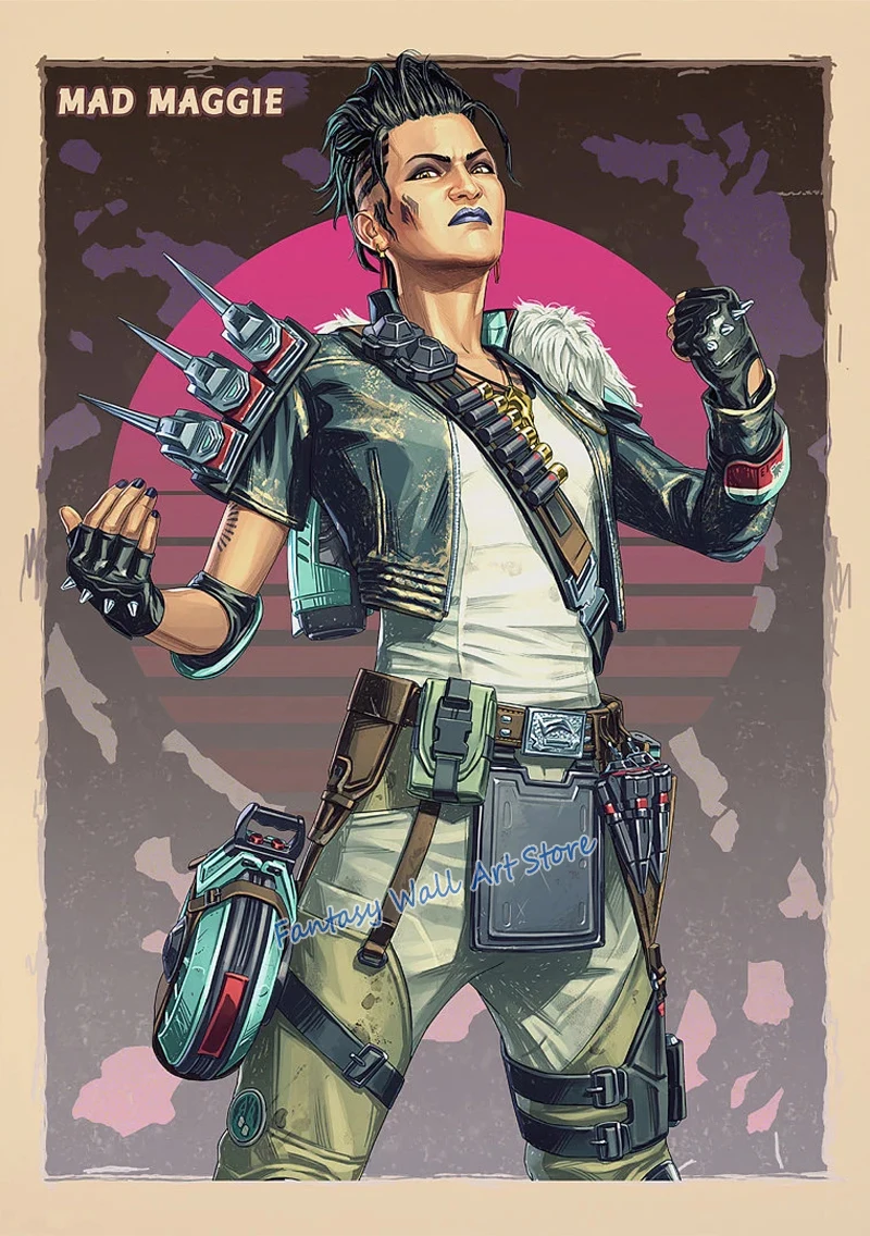 Plakat Apex Legends z postaciami z gry Wzór 2