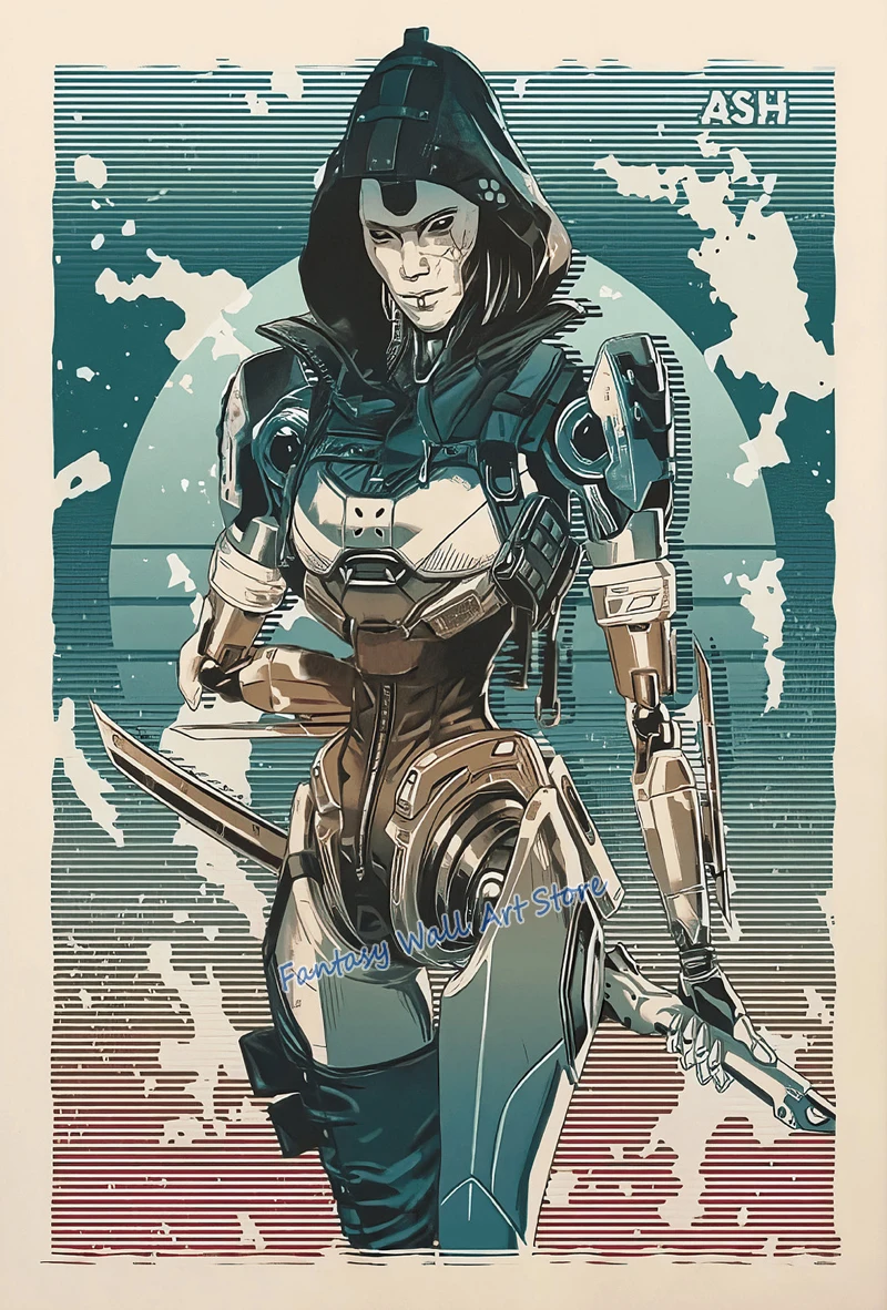 Plakat Apex Legends z postaciami z gry Wzór 4
