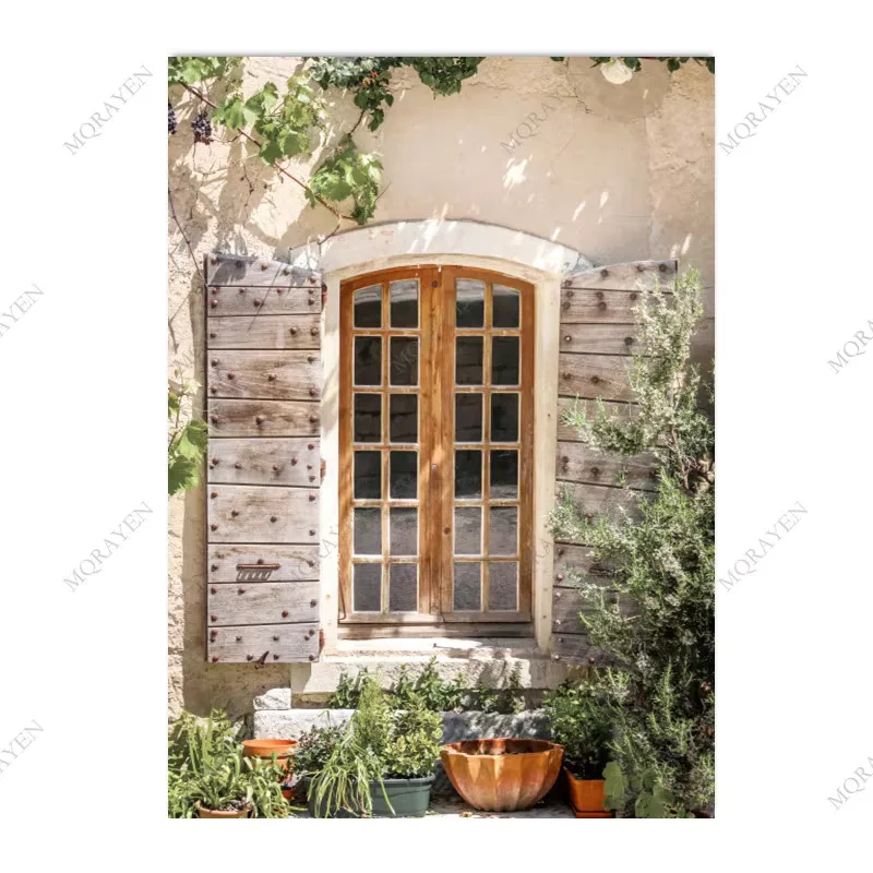 Apulia Włochy - plakat boho z architekturą i tramwajem Wzór 2