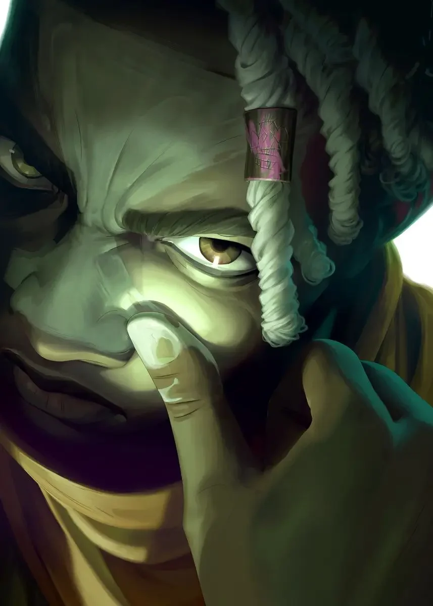 Arcane - plakat z postaciami Jinx i Vi Wzór 2