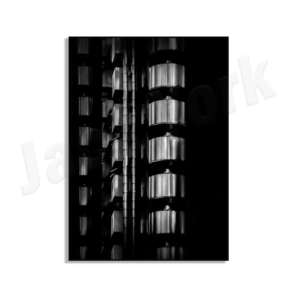 Architektura Londynu i Nowego Jorku Burgundia