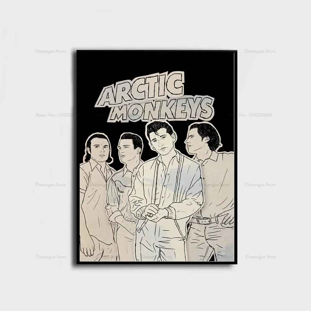 Plakat Arctic Monkeys okładka albumu Wzór 3