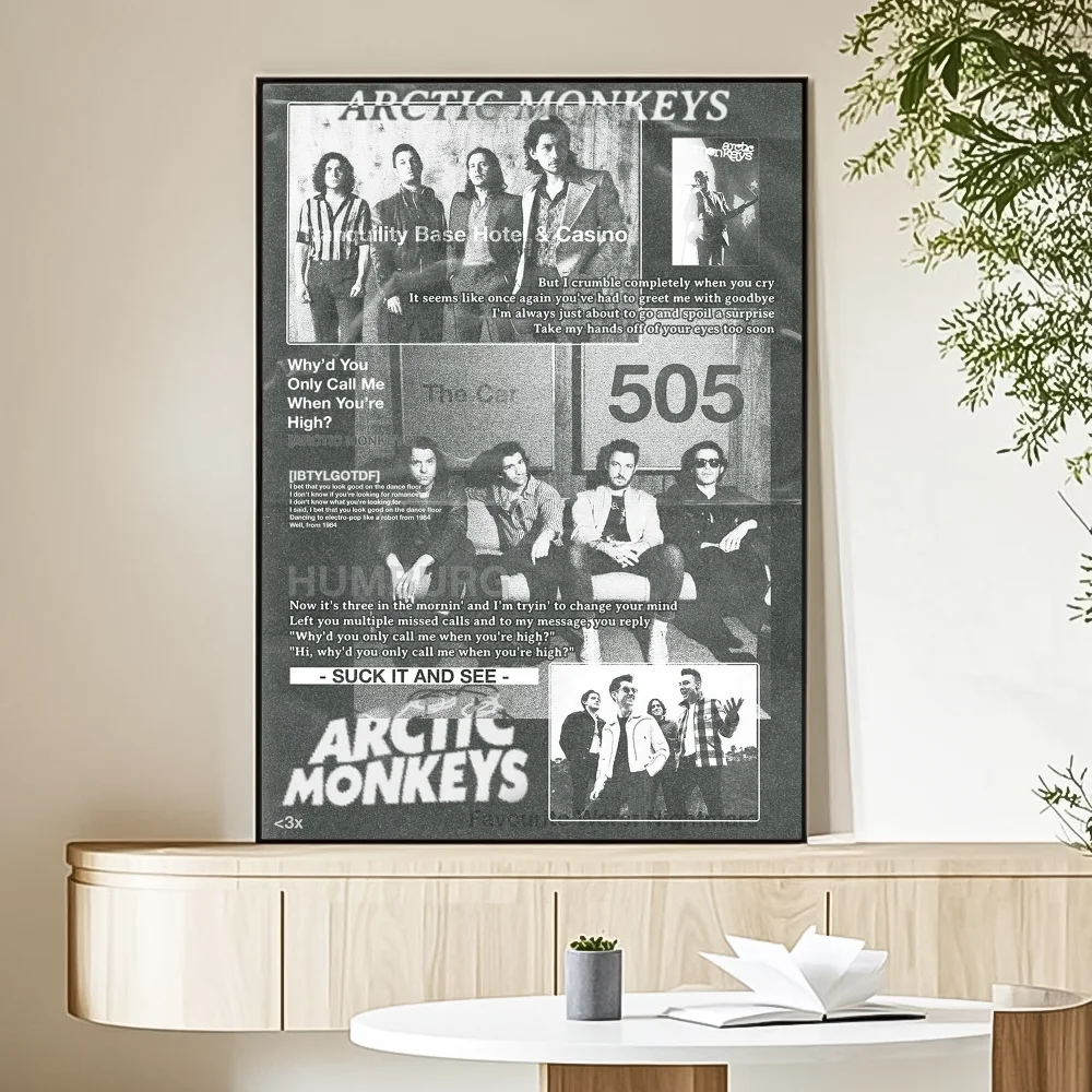 Plakat Arctic Monkeys - grafika zespołu Wzór 4