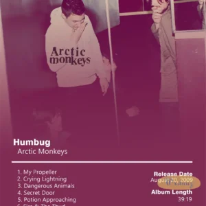Plakat Arctic Monkeys z motywem muzycznym Wzór 1