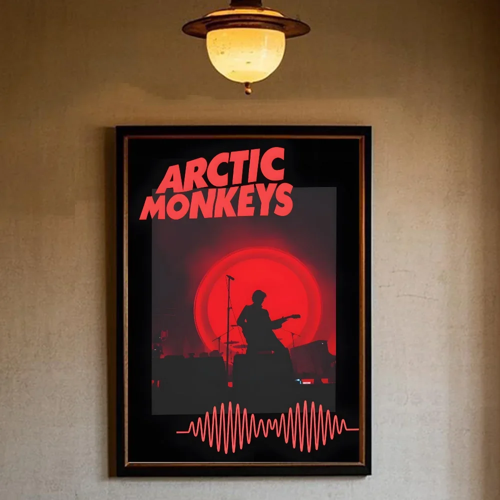 Plakat Arctic Monkeys - rockowa okładka Fioletowy