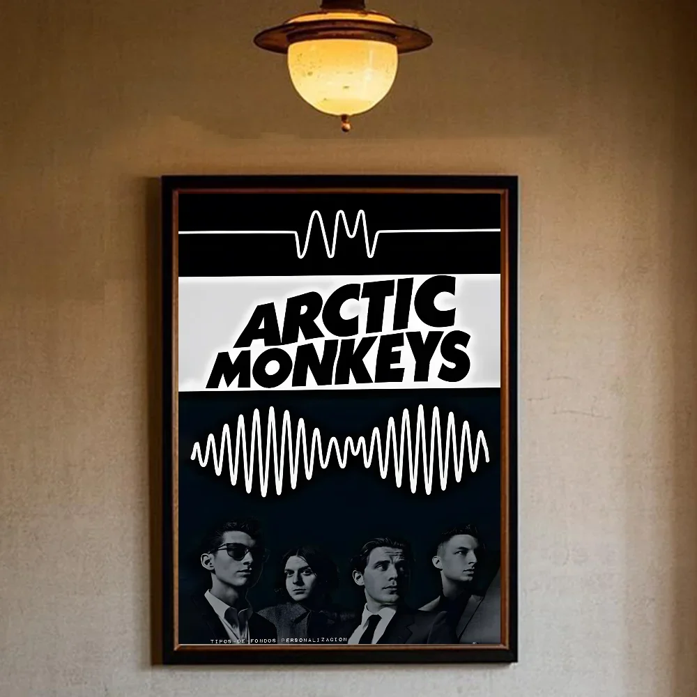 Plakat Arctic Monkeys - rockowa okładka Szary