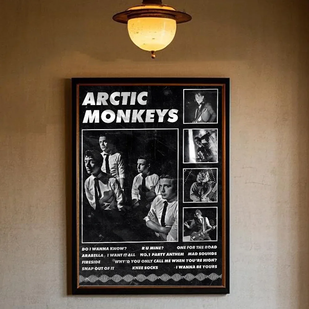 Plakat Arctic Monkeys - rockowa okładka Zielony