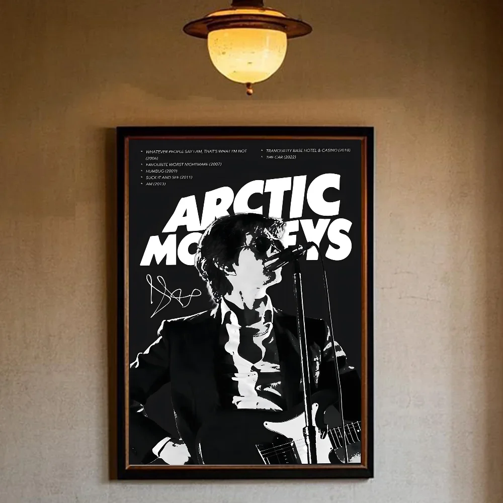Plakat Arctic Monkeys - rockowa okładka Złoto