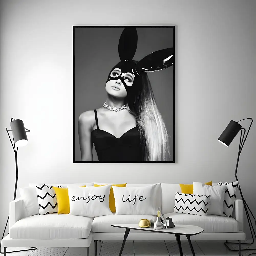 Plakat Ariana Grande - portret gwiazdy pop Wzór 1