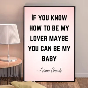 Plakat Ariana Grande - dekoracja dla fanow Wzór 1