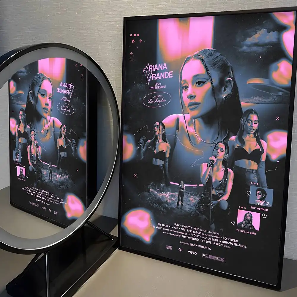Plakat Ariana Grande - muzyczny do pokoju Wzór 5