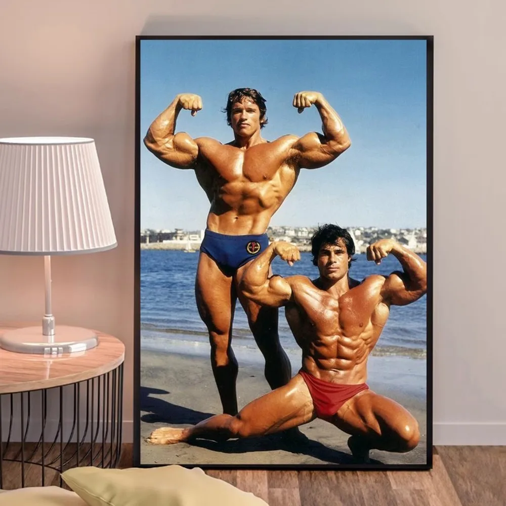 Plakat Arnold Schwarzenegger fitness vintage Czekolada