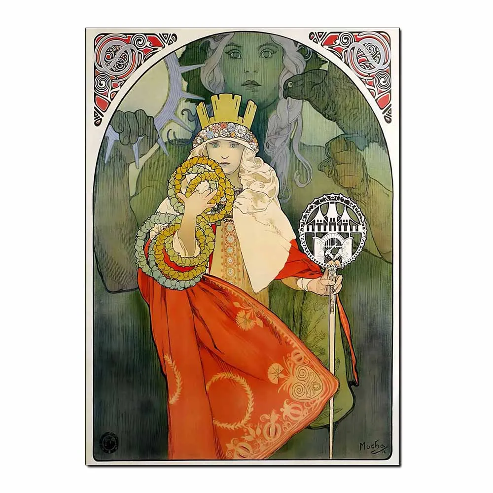 Art Nouveau – retro plakat abstrakcyjny Poster 19