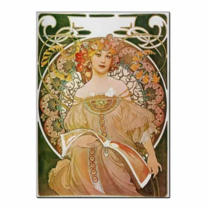 Art Nouveau - retro plakat abstrakcyjny Poster 25