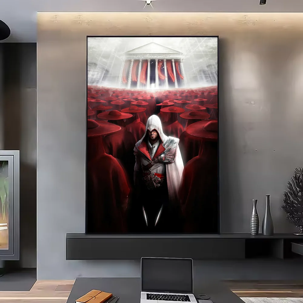 Plakat Assassin's Creed do pokoju gracza Brązowy