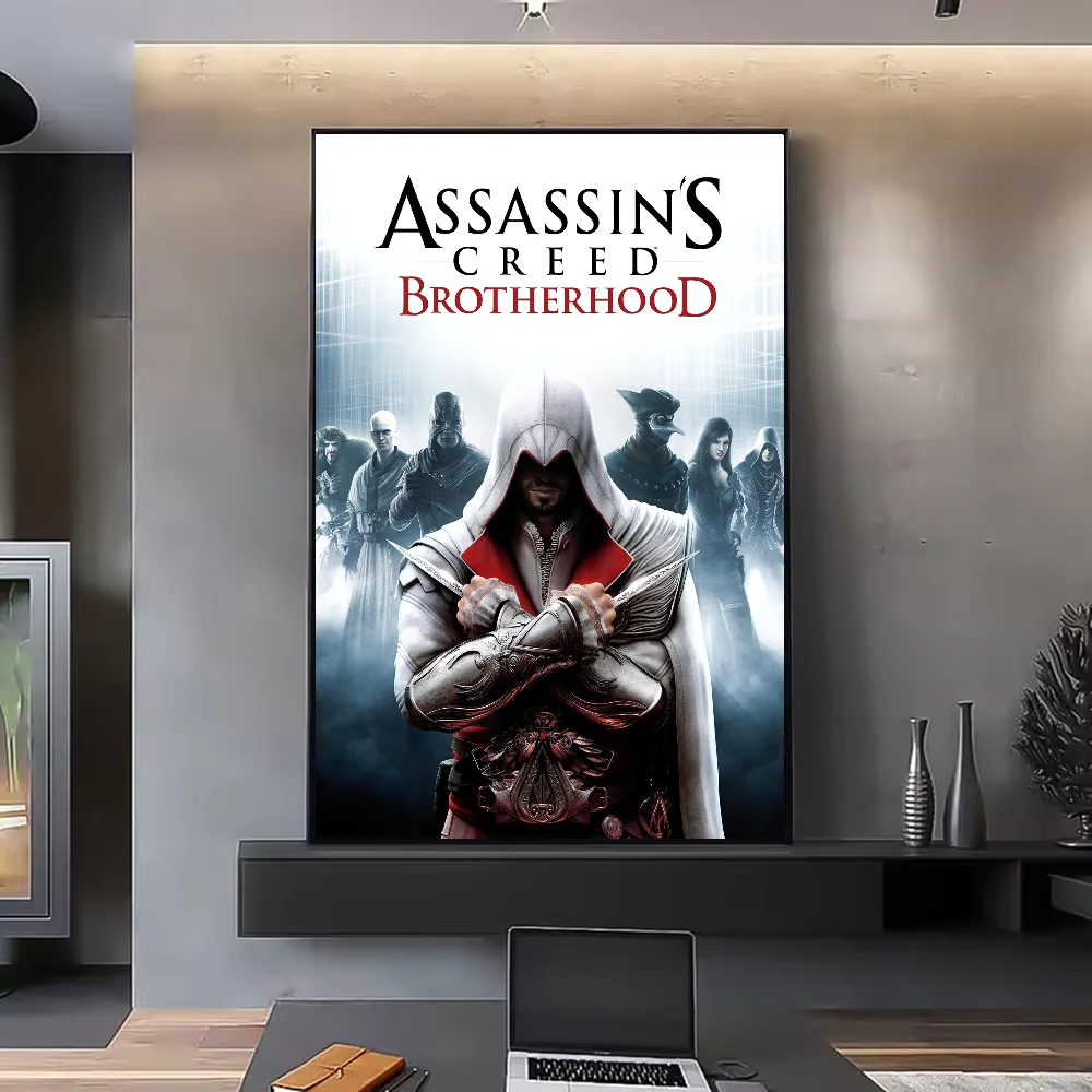 Plakat Assassin's Creed do pokoju gracza Przezroczysty