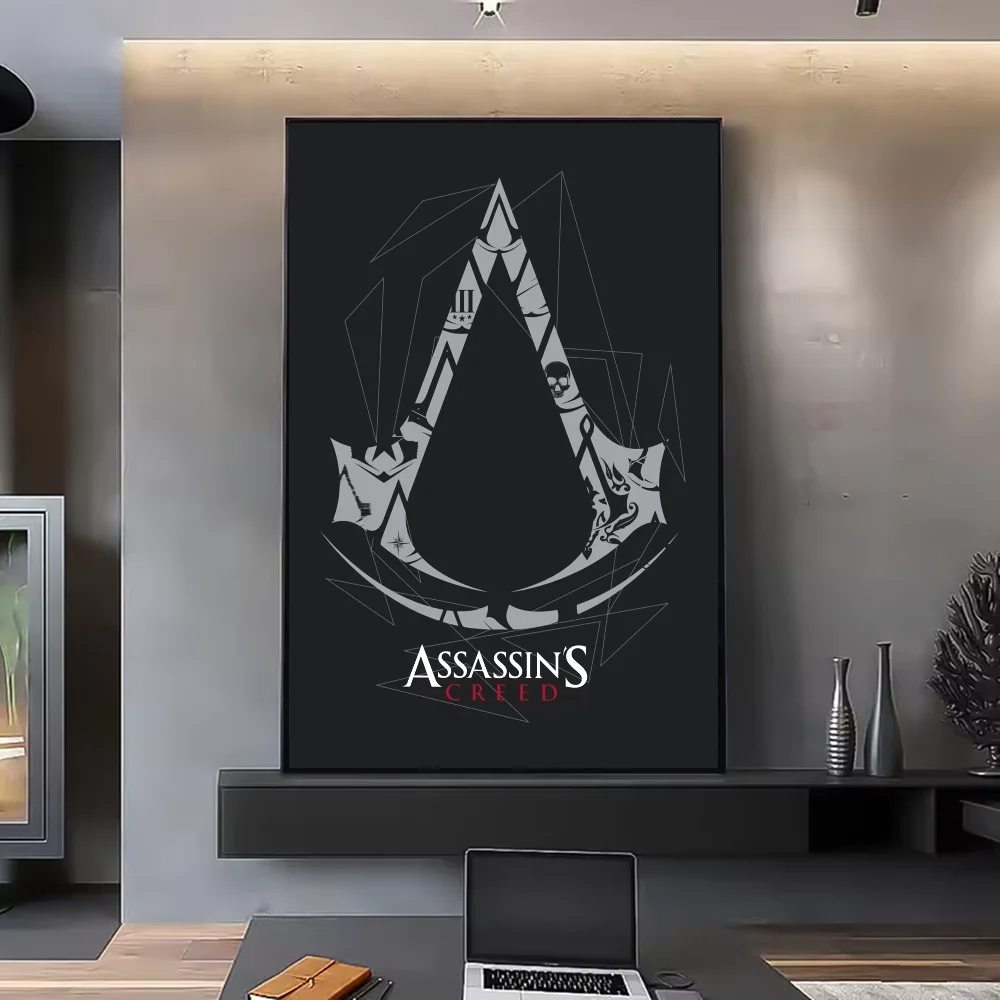 Plakat Assassin's Creed do pokoju gracza żółty