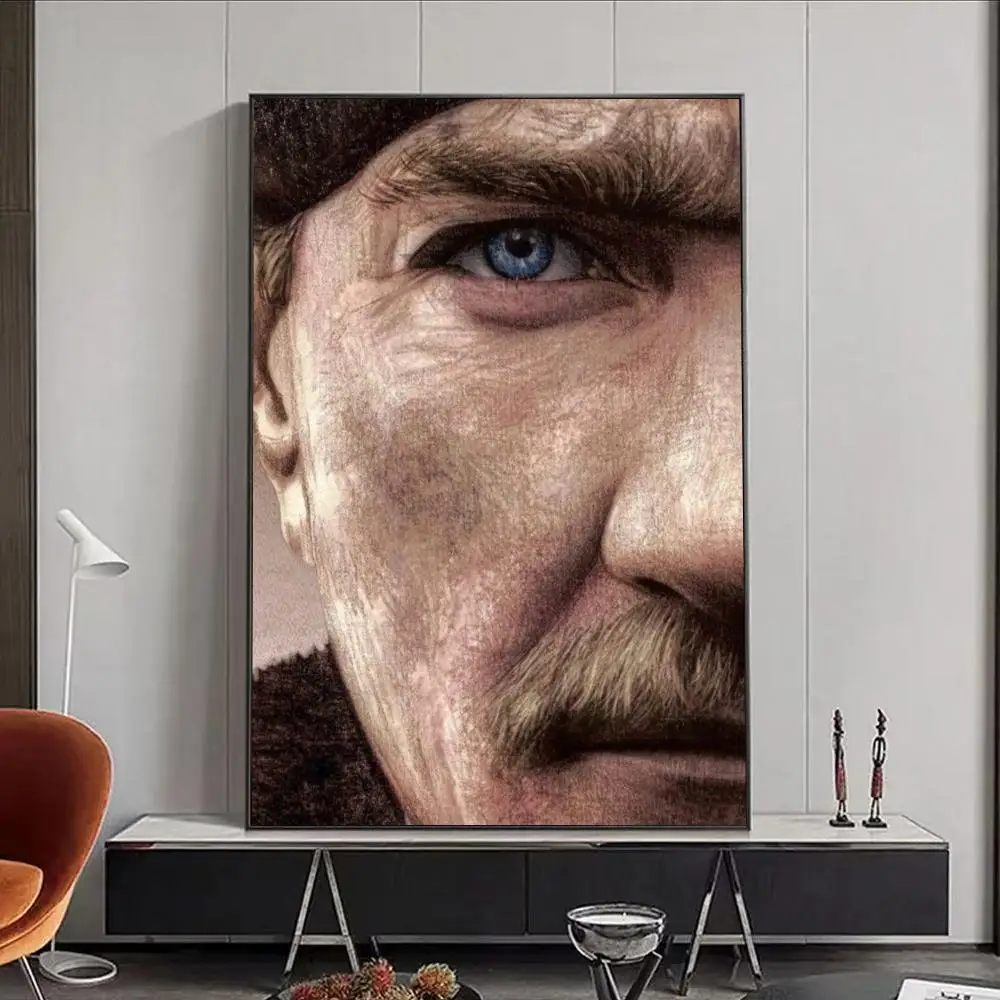 Plakat z Atatürkiem na płótnie Wzór 3
