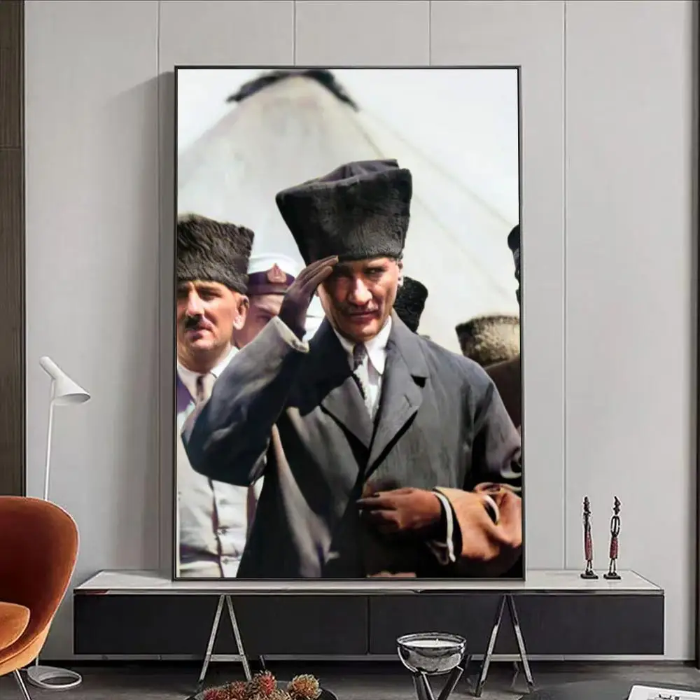Plakat z Atatürkiem na płótnie Wzór 5