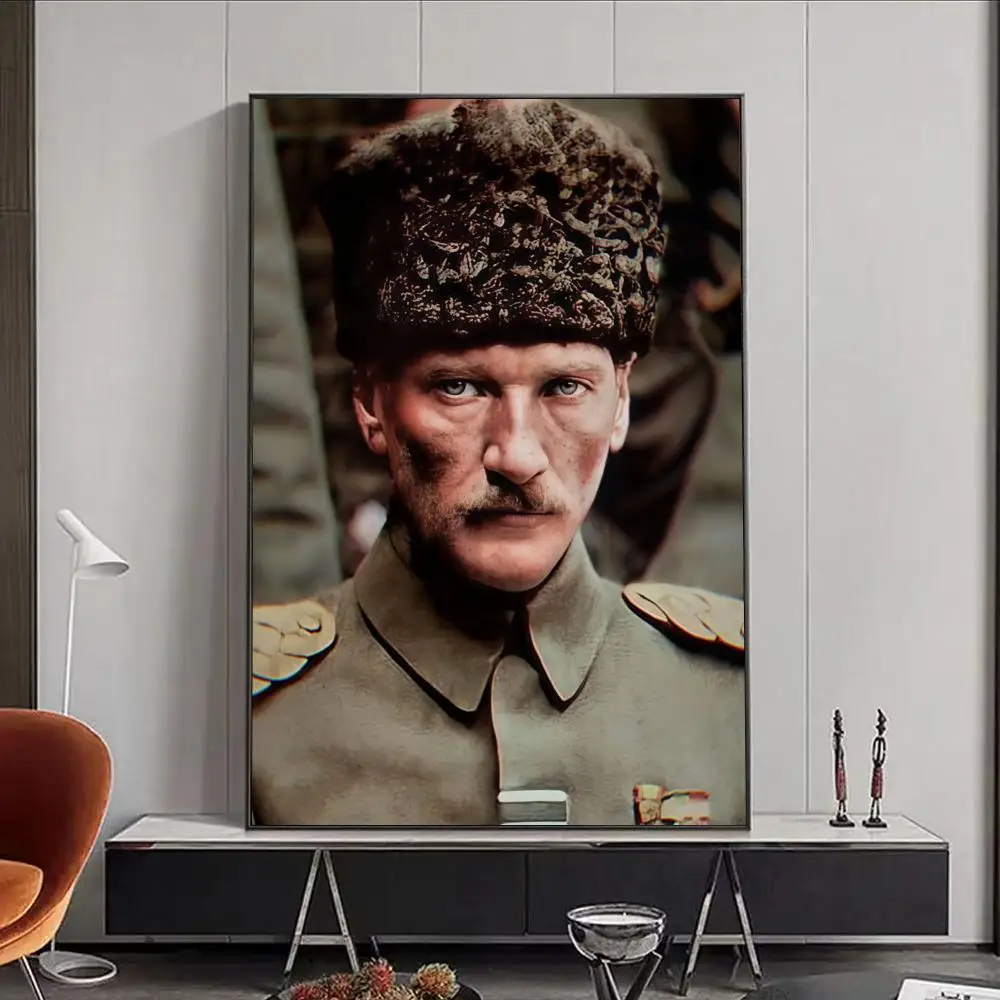 Plakat z Atatürkiem na płótnie Wzór 7
