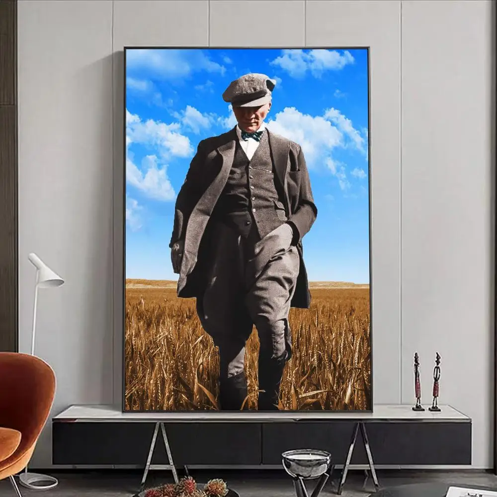 Plakat z Atatürkiem na płótnie Wzór 8