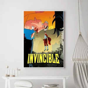 Atom Eve Invincible - plakat dla fanów Czarny
