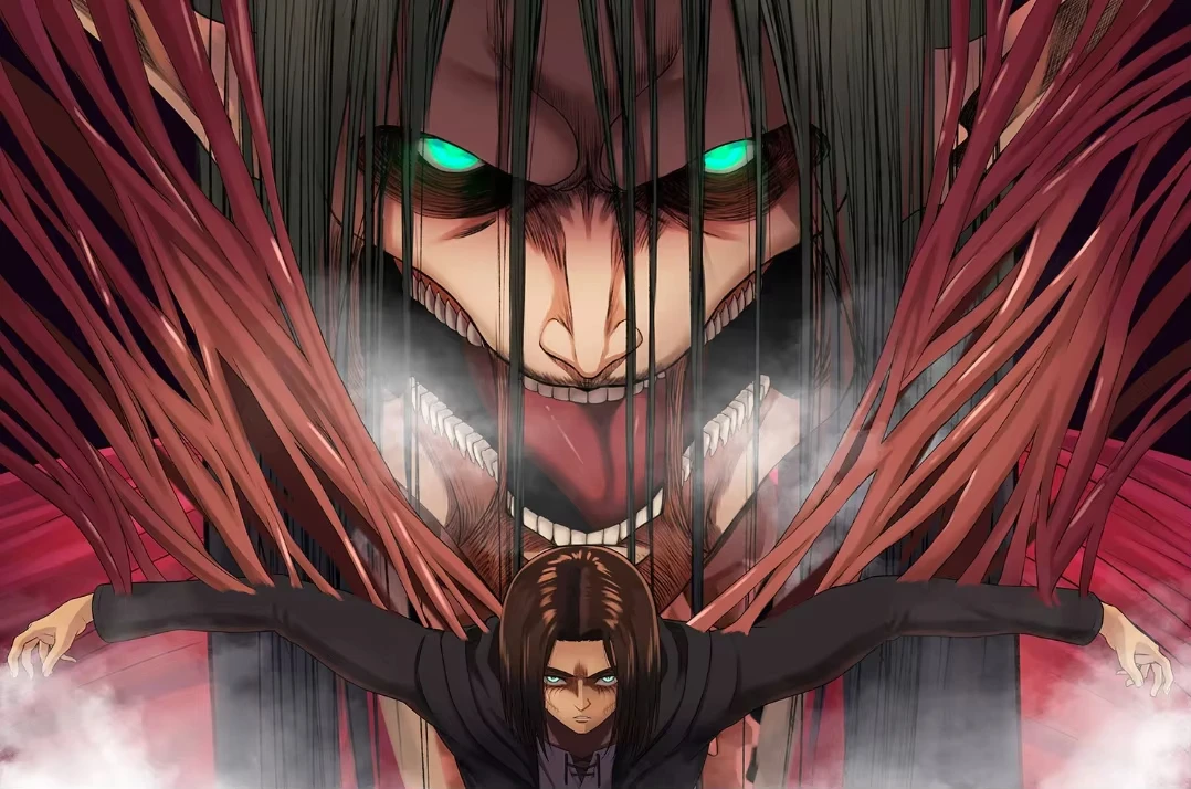Plakat anime Attack on Titan Wzór 3