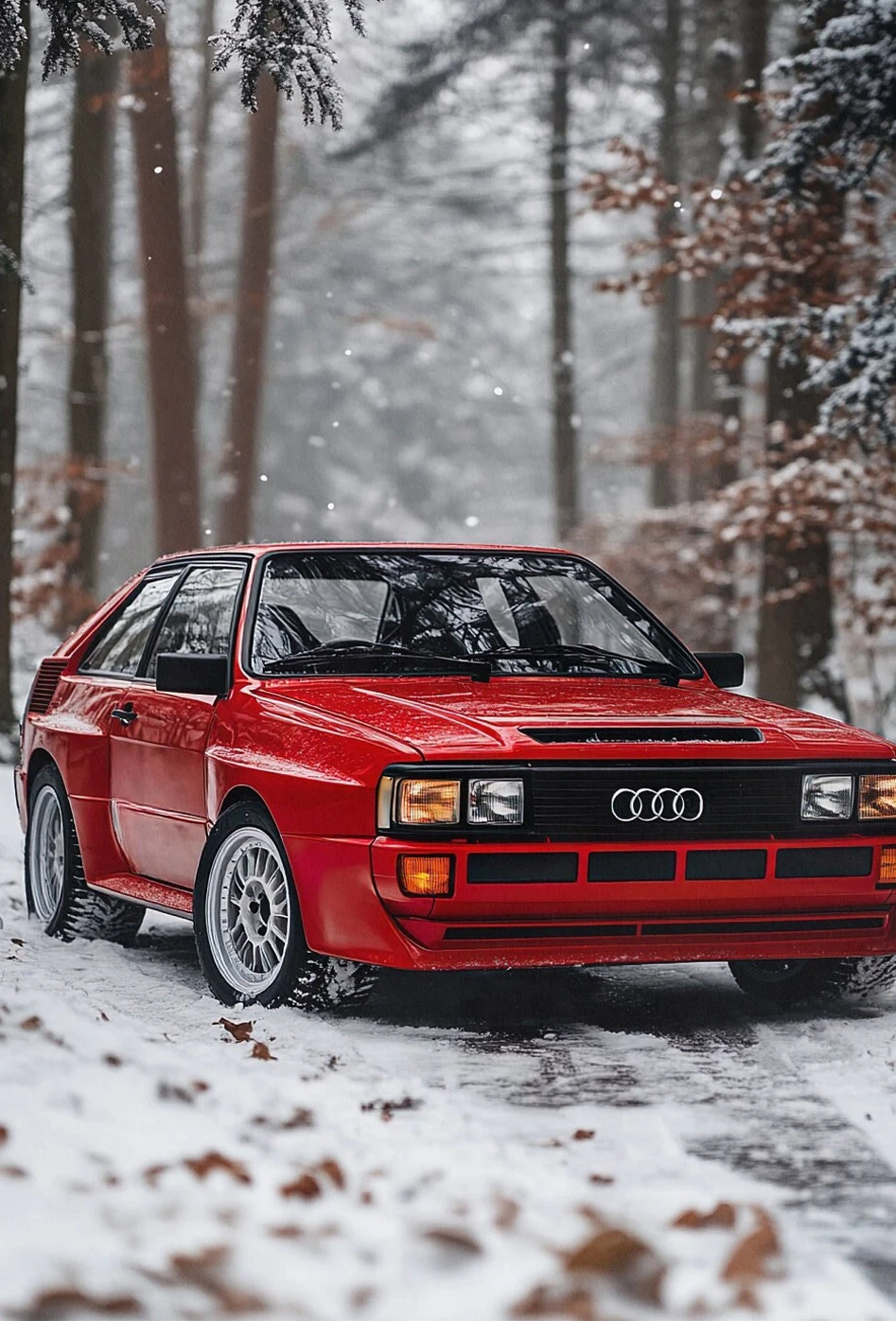 Audi supercar - plakat motoryzacyjny na płótnie Wzór 3
