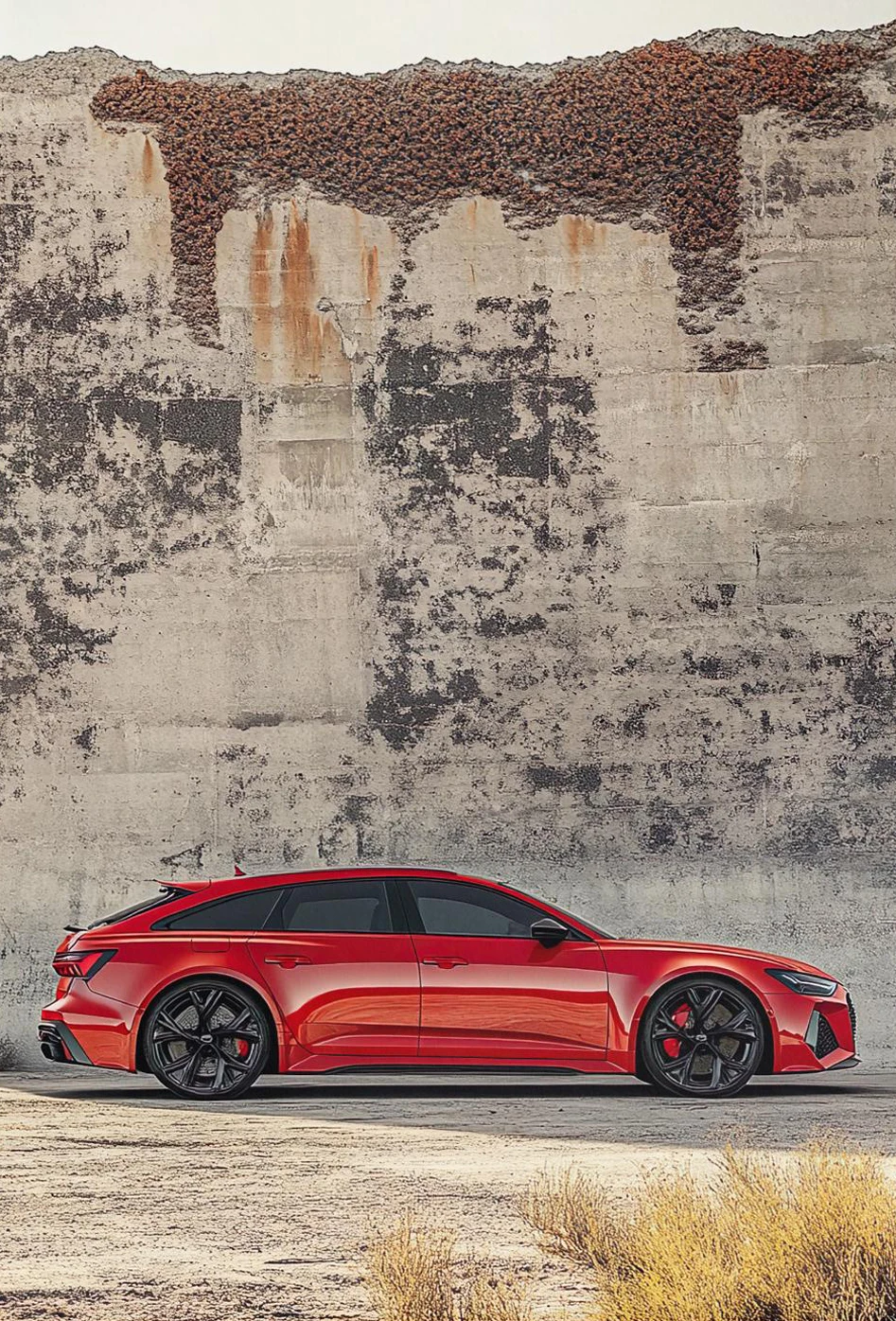 Audi supercar - plakat motoryzacyjny na płótnie Wzór 8