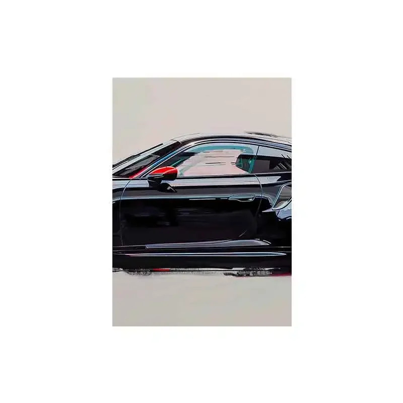 Plakat sportowe auto GT3 RS graffiti Fioletowy