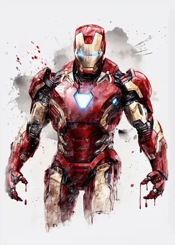 Plakat Avengers Marvel superbohaterowie Wzór 1