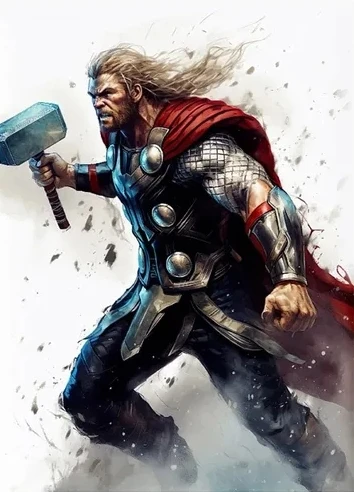 Plakat Avengers Marvel superbohaterowie Wzór 3